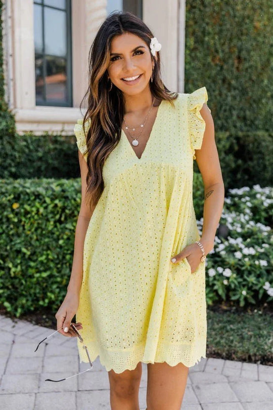 Seraphina - V-neck Lace Romper