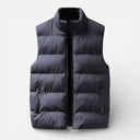 Barclay & Bloom | Men’s Puffer Vest – Lightweight Sleeveless Jacket with Zip Pockets and Stand Collar