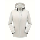 Leah Damen Outdoorjacke – Wasserdichte Hülle mit Kapuze