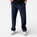 Men’s Waffle Knit Trousers Lightweight Comfort Straight Fit