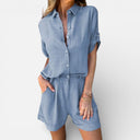 Women’s Cotton Linen Co-Ord Set Lightweight Relaxed Summer Outfit