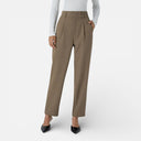 Women’s Stretch Slim-Fit Trousers High-Waist Tailored