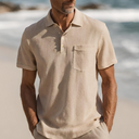 Barclay & Bloom - Men's Luxury Linen Polo Shirt