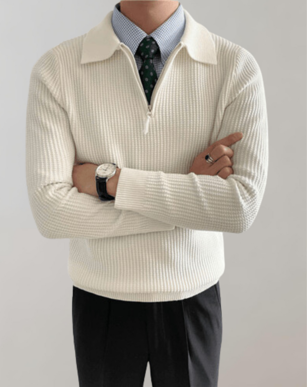 Barclay & Bloom - Men's Zip-Up Sweater