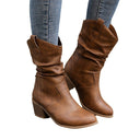 Noelia | Women's Mid-Calf Boots with Block Heel