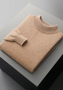 Men’s Extra-Fine Merino Wool Classic Mockneck Knit Sweater