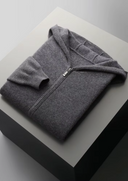 Extra-Fine Merino Wool Full Zip Hoodie
