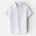 Barclay & Bloom | Men’s Linen Shirt – Breathable Summer Shirt, Lightweight Short Sleeve Casual Button-Up