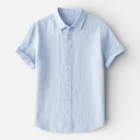 Barclay & Bloom | Men’s Linen Shirt – Breathable Summer Shirt, Lightweight Short Sleeve Casual Button-Up