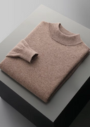 Men’s Extra-Fine Merino Wool Classic Mockneck Knit Sweater