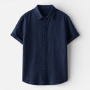 Barclay & Bloom | Men’s Linen Shirt – Breathable Summer Shirt, Lightweight Short Sleeve Casual Button-Up