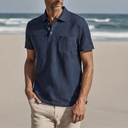 Barclay & Bloom - Men's Luxury Linen Polo Shirt