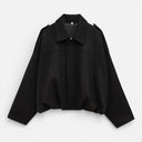 Vintage Suede Bomber Jacket for Women