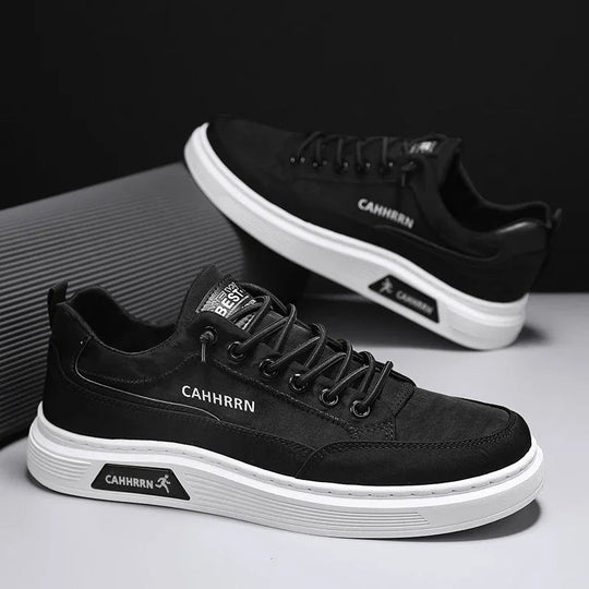 Elliot Herren Freizeit-Sneaker – Niedrige grüne Turnschuhe