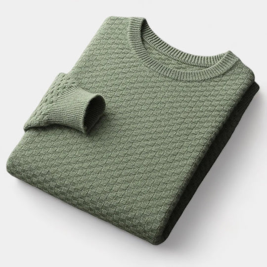 Barclay & Bloom - Men's Wool Plaid Sweater