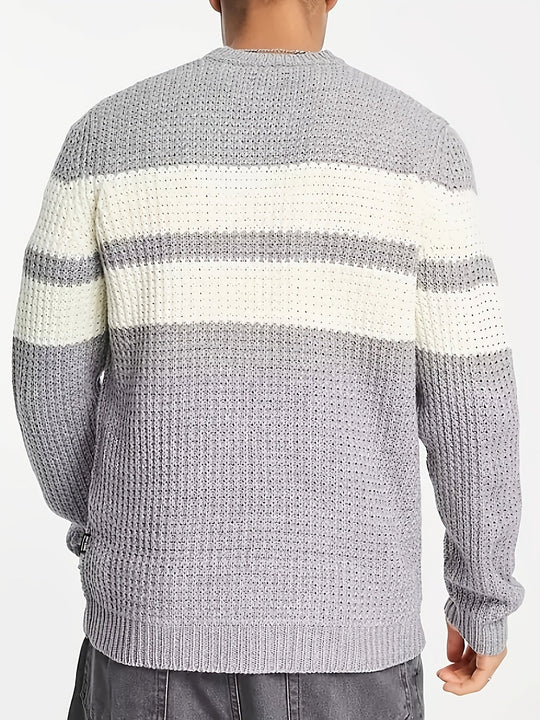 Barclay & Bloom - Men's Striped Knitted Jumper