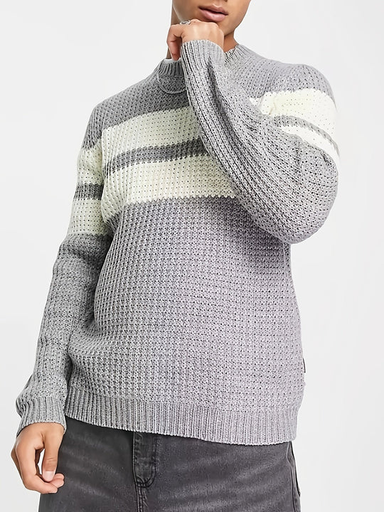 Barclay & Bloom - Men's Striped Knitted Jumper