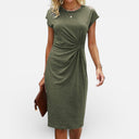 Klassisches Midikleid für Damen für Büro und Abendkleidung