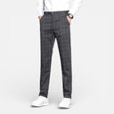 Mason | Slim Fit Checked Trousers