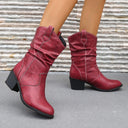 Noelia | Women's Mid-Calf Boots with Block Heel