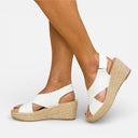 Gepolsterte Keilsandalen für Damen zum Sommerlaufen