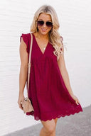 Seraphina - V-neck Lace Romper