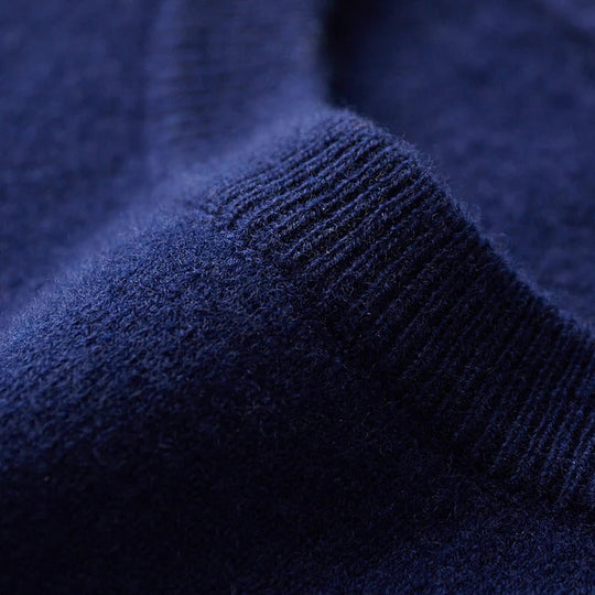 Barclay & Bloom - Heren Wol Marineblauwe Trui