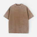 Men’s Oversized Washed Cotton T-Shirt Soft Comfortable Everyday Tee