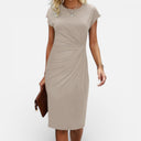 Klassisches Midikleid für Damen für Büro und Abendkleidung