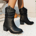 Noelia | Women's Mid-Calf Boots with Block Heel
