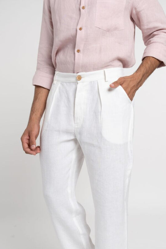 Barclay & Bloom - Heren Linnen Broek