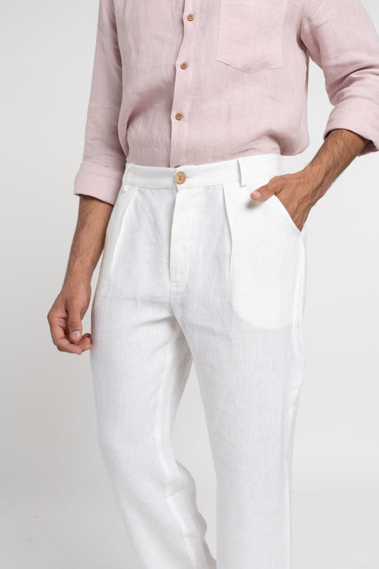 Barclay & Bloom - Heren Linnen Broek