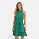 Barclay & Bloom | Women’s Halter Neck Dress Lightweight Elegant Summer Mini