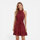Barclay & Bloom | Women’s Halter Neck Dress Lightweight Elegant Summer Mini