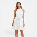 Barclay & Bloom | Women’s Halter Neck Dress Lightweight Elegant Summer Mini