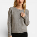 Céline – Women’s Wool Cardigan with Long Sleeves