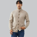 Oscar Men’s Cardigan – Wool Blend Button-Up