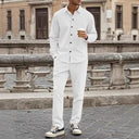 Felix Herren Cord-Set – Langarmhemd und Hose