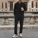 Felix Herren Cord-Set – Langarmhemd und Hose