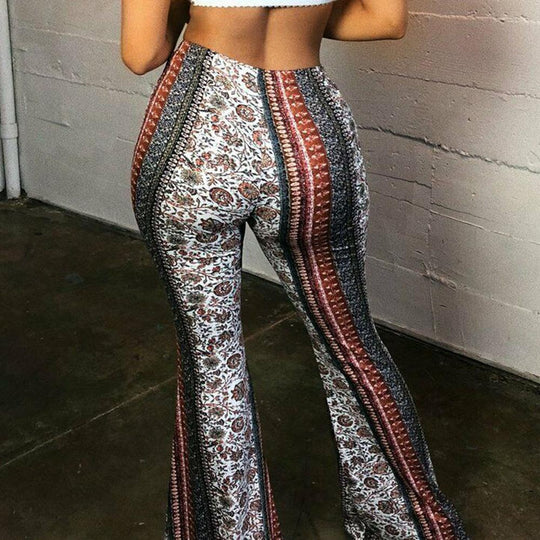 Slim Fit Women's high-waisted trousers for casual street style