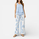 Women’s Sleeveless Top and Wide Leg Pants Set Two Piece Outfit