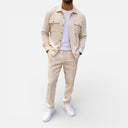 Men’s Waffle Set Shirt and Pants Lightweight Spring Outfit