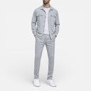 Men’s Waffle Set Shirt and Pants Lightweight Spring Outfit