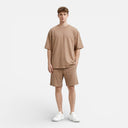 Men’s Cotton Summer T-Shirt and Shorts Set Casual Outfit