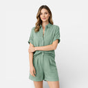 Women’s Cotton Linen Co-Ord Set Lightweight Relaxed Summer Outfit