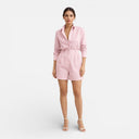 Women’s Summer Matching Blazer Shorts Set Breathable Vacation Outfit