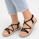 Women’s Strappy Flat Sandals Open Toe Comfort Walking