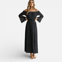 Women’s Off Shoulder Maxi Dress Lace Summer Event