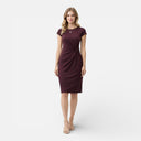 Women’s Classic Midi Dress for Office and Evening Wear