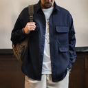 Logan Men’s Overshirt – Long Sleeve Cotton Blend